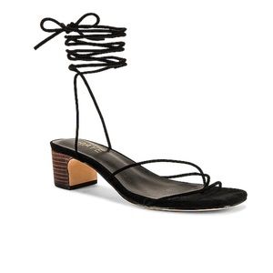 RAYE Talia Heel in Black Suede